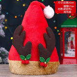 Ribbon Rudolph's Horns Christmas Hat