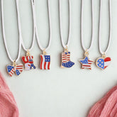American Independence Day Necklace