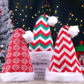 Multi Pattern Christmas Santa Claus Hat