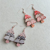 Christmas Tree Acrylic Earrings