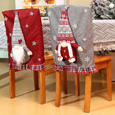 Christmas Cartoon Doll Chair Cover