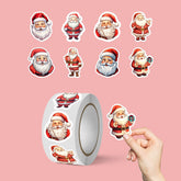 Christmas Santa Claus Decoration Stickers