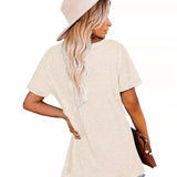 Short Sleeve Round Neck Printed T Shirt