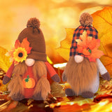 Halloween Pumkin Dwarf Couple Doll