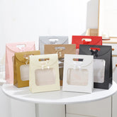 Flip Top Bow Knot Paper Gift Packing Bag