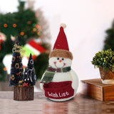 Christmas Snowman Santa Claus Cartoon Doll
