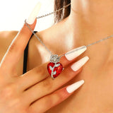 American Gothic Love Rose Necklace