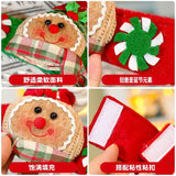 Christmas Curtain Buckle Gingerbread Man Doll