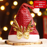 Ribbon Rudolph's Horns Christmas Hat