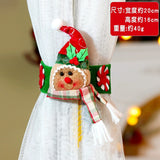 Christmas Curtain Buckle Gingerbread Man Doll