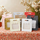 Flip Top Bow Knot Paper Gift Packing Bag
