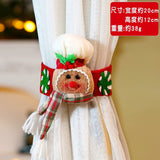 Christmas Curtain Buckle Gingerbread Man Doll