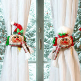 Christmas Curtain Buckle Gingerbread Man Doll