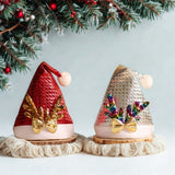 Ribbon Rudolph's Horns Christmas Hat