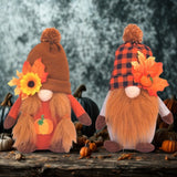 Halloween Pumkin Dwarf Couple Doll
