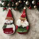 Christmas Snowman Santa Claus Cartoon Doll