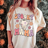 Short Sleeve Ghost Printed Casual T Shirts