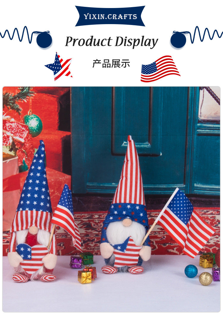 American Independence Day Decorations Doll