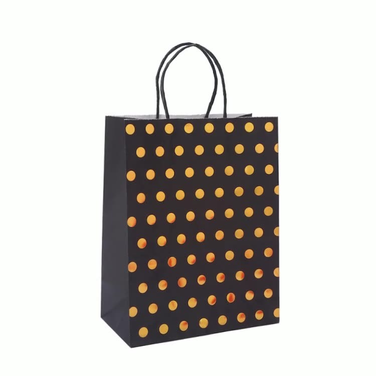New Style Simple Polka Dot Paper Bag