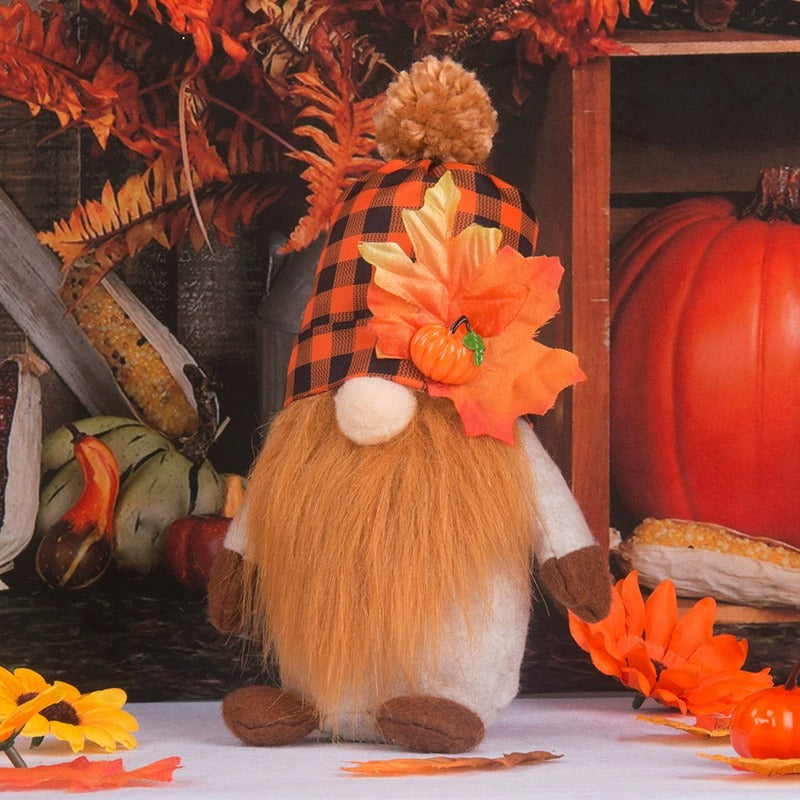 Halloween Pumkin Dwarf Couple Doll
