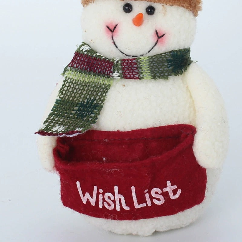 Christmas Snowman Santa Claus Cartoon Doll