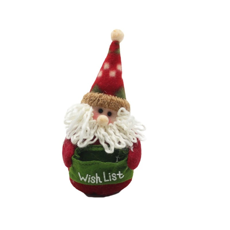 Christmas Snowman Santa Claus Cartoon Doll
