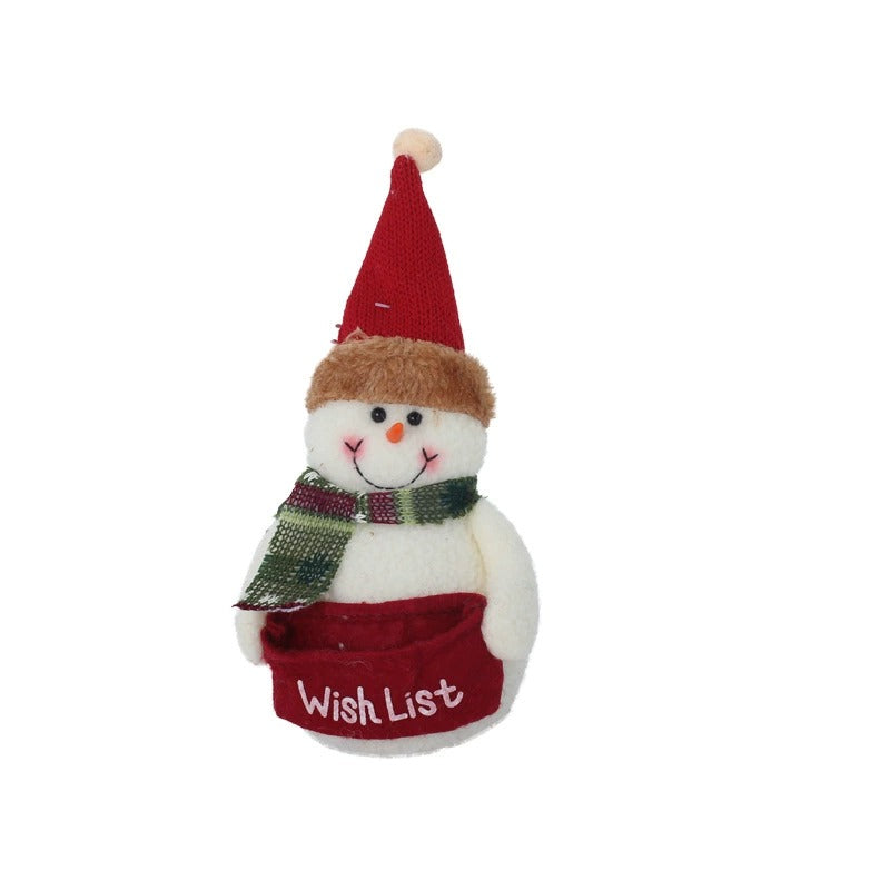 Christmas Snowman Santa Claus Cartoon Doll
