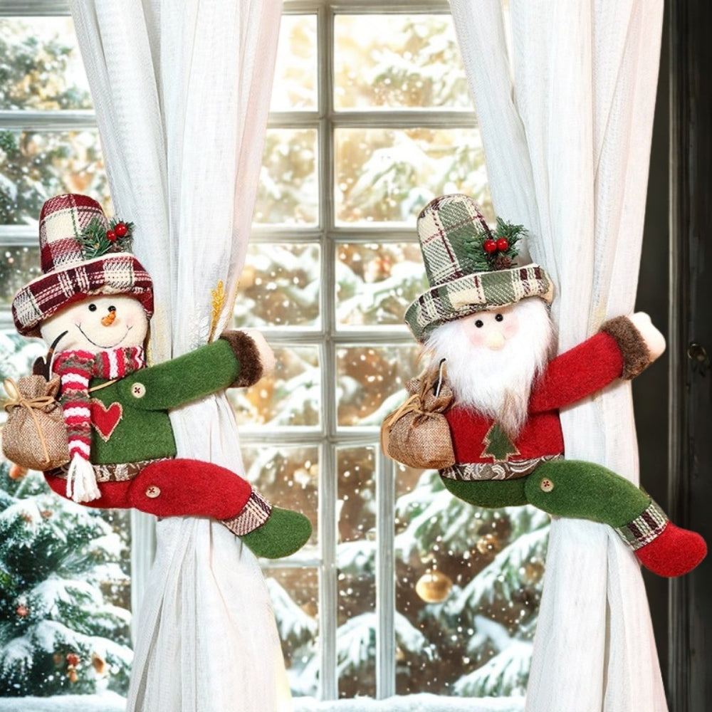 Chrismas Curtain Buckle Hug Doll  Curtain Buckle Hug Doll